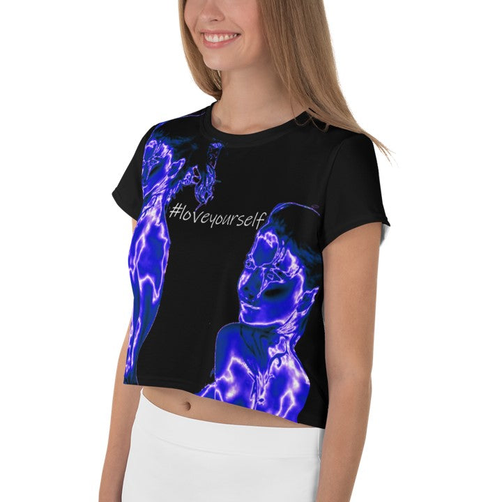 women_s-commute-top-crop-top-black-_loveyourself-wickedy 5 hashtag-art-wkdart